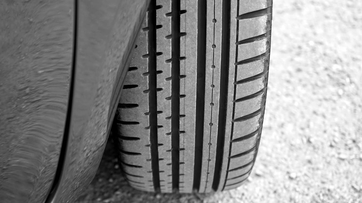 Car wheel close Up